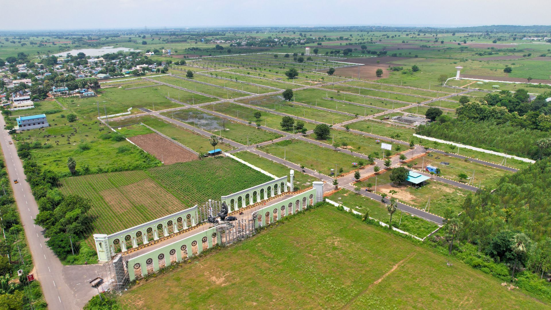 open plots for sale in khammam